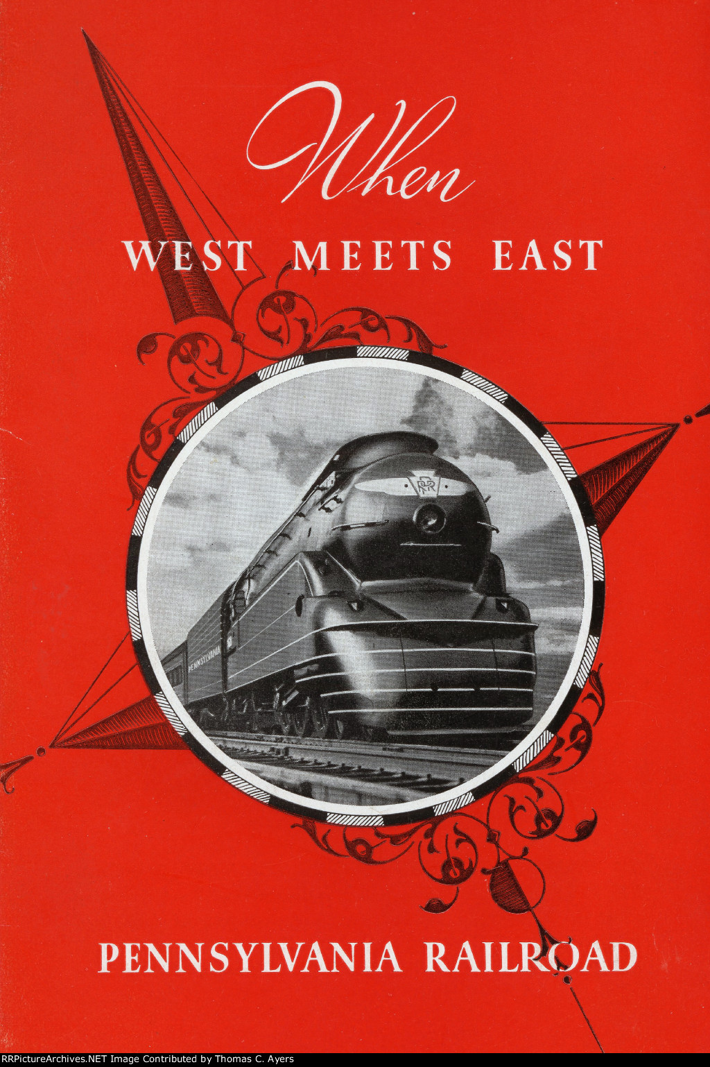 PRR "When West Meets East," Front Cover, 1939